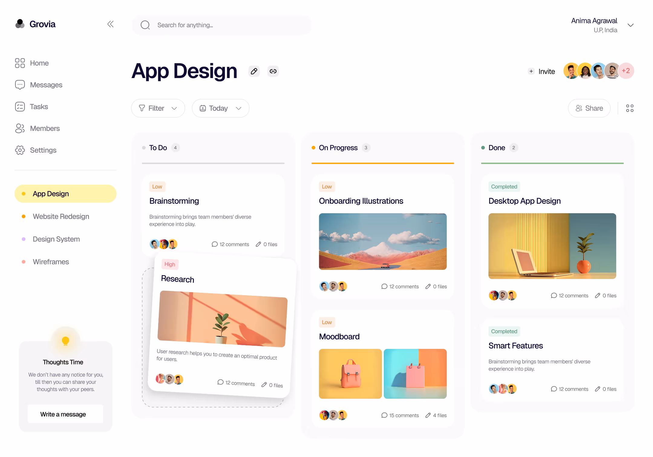 SchoolOS Dashboard Principal